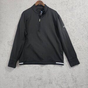 Callaway Weather Series Mens 1/4 Zip Pullover Black XL    JCT